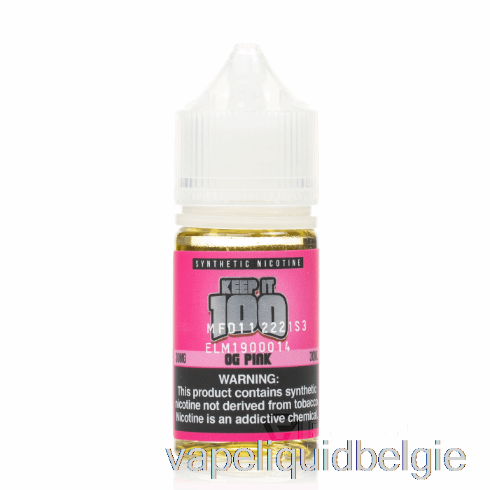 Vape Smaken En Roze Zouten - Bewaar Het 100 - 30 Ml 50 Mg